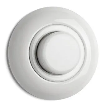Ovolin dimmer LED 3-35W porselen bryter hvit
