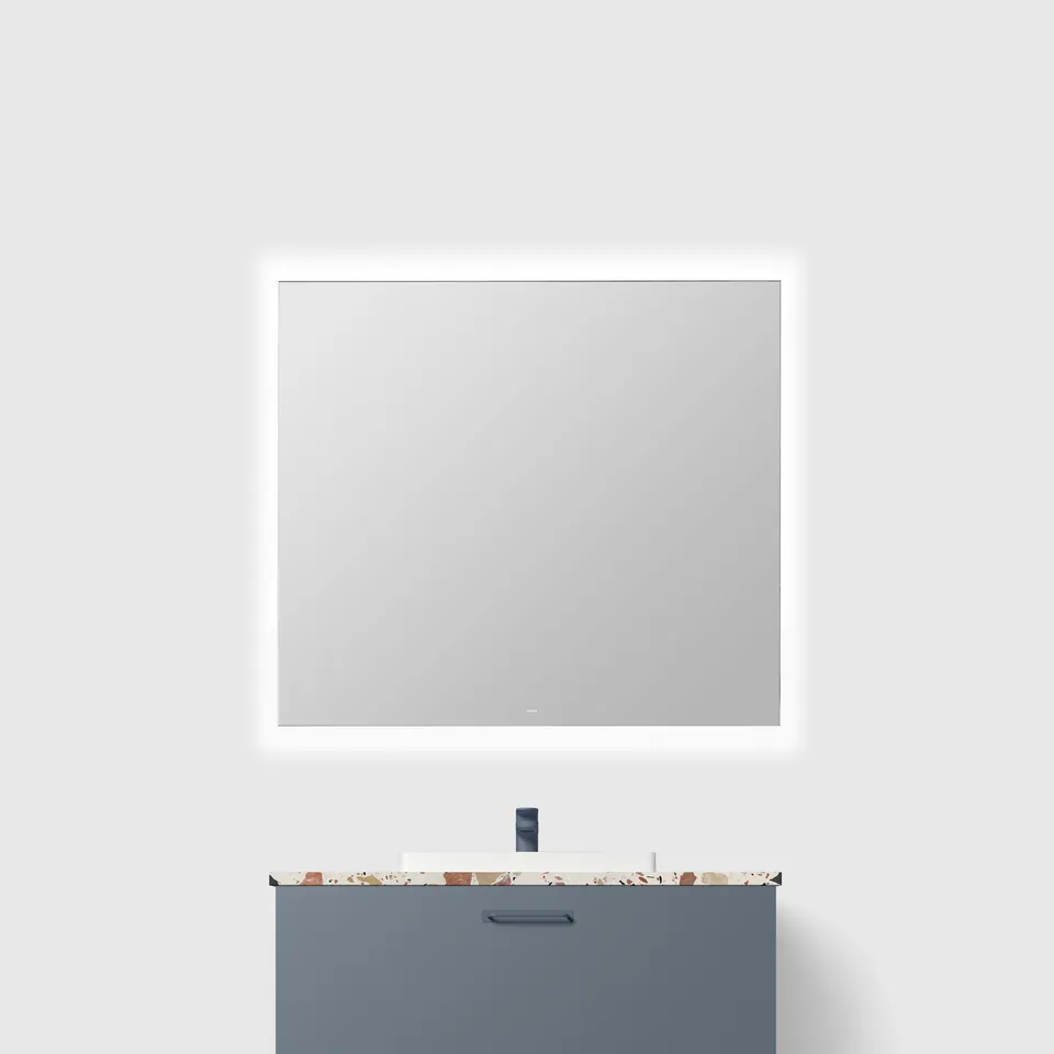 Toniton M3 Square speil baderom 80 cm med lys