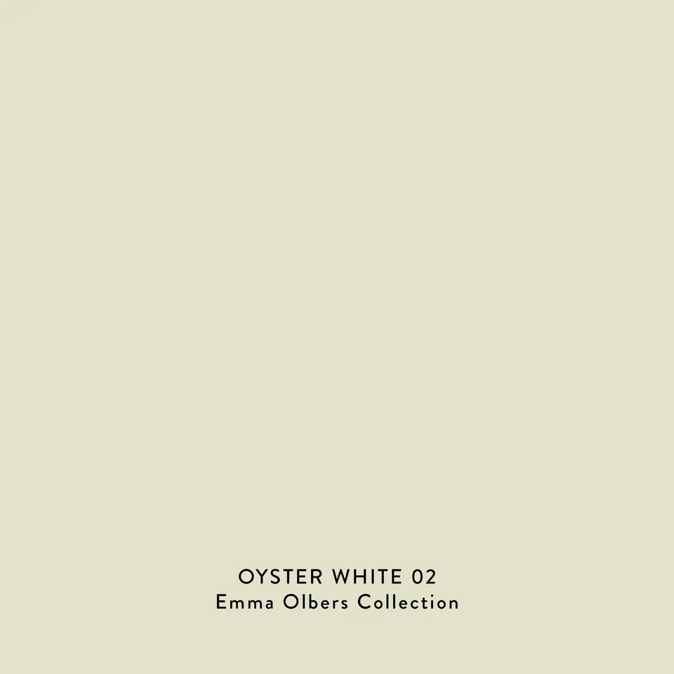 Toniton Oyster White 02 veggmaling fargeprøve matt