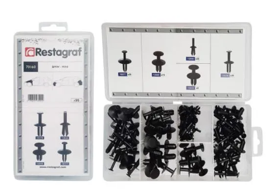 Restagraf 70160 sortimentsboks plastnagler BMW/Mini