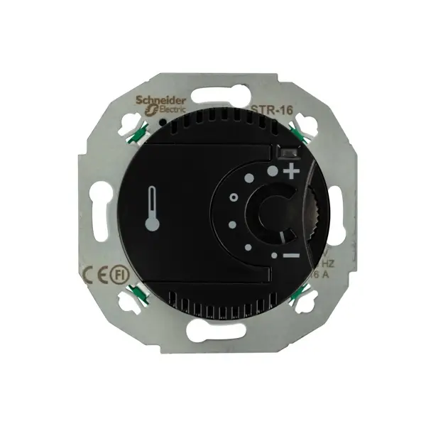 Gysinge Romtermostat 16A svart elektronisk Schneider