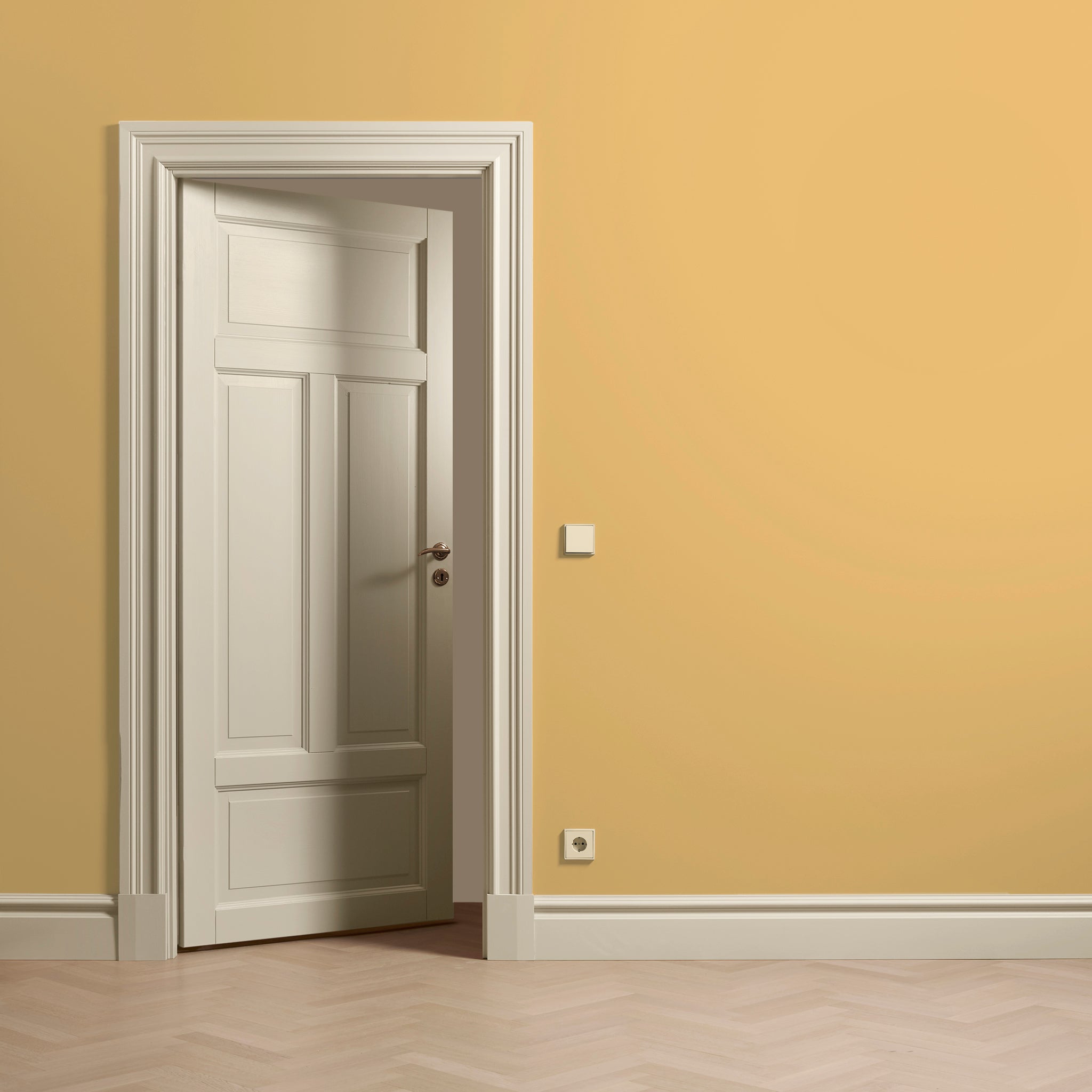 Toniton Deep Yellow 02 veggmaling varm gul