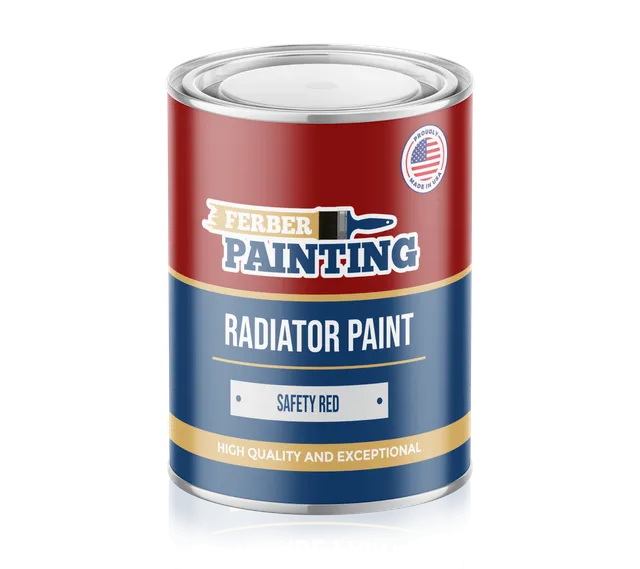 Ferber Painting Radiator Paint radiatorlakk rød