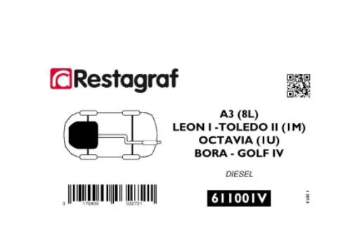 Restagraf 611001V festesett underskjerm diesel