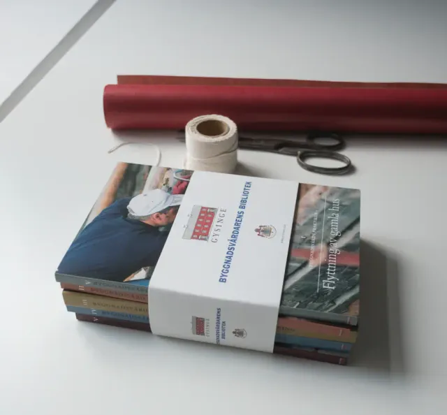 Gysinge Bygningsvernerens bibliotek bokserie 5 bøker