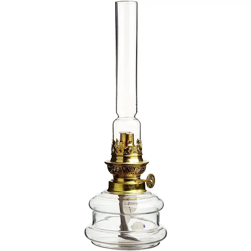 Gysinge fotogenlampe klart glass rundbrenner