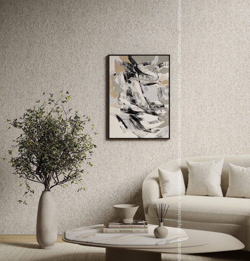 Silk Plaster Prestige flytende tapet pastell med glanspartikler