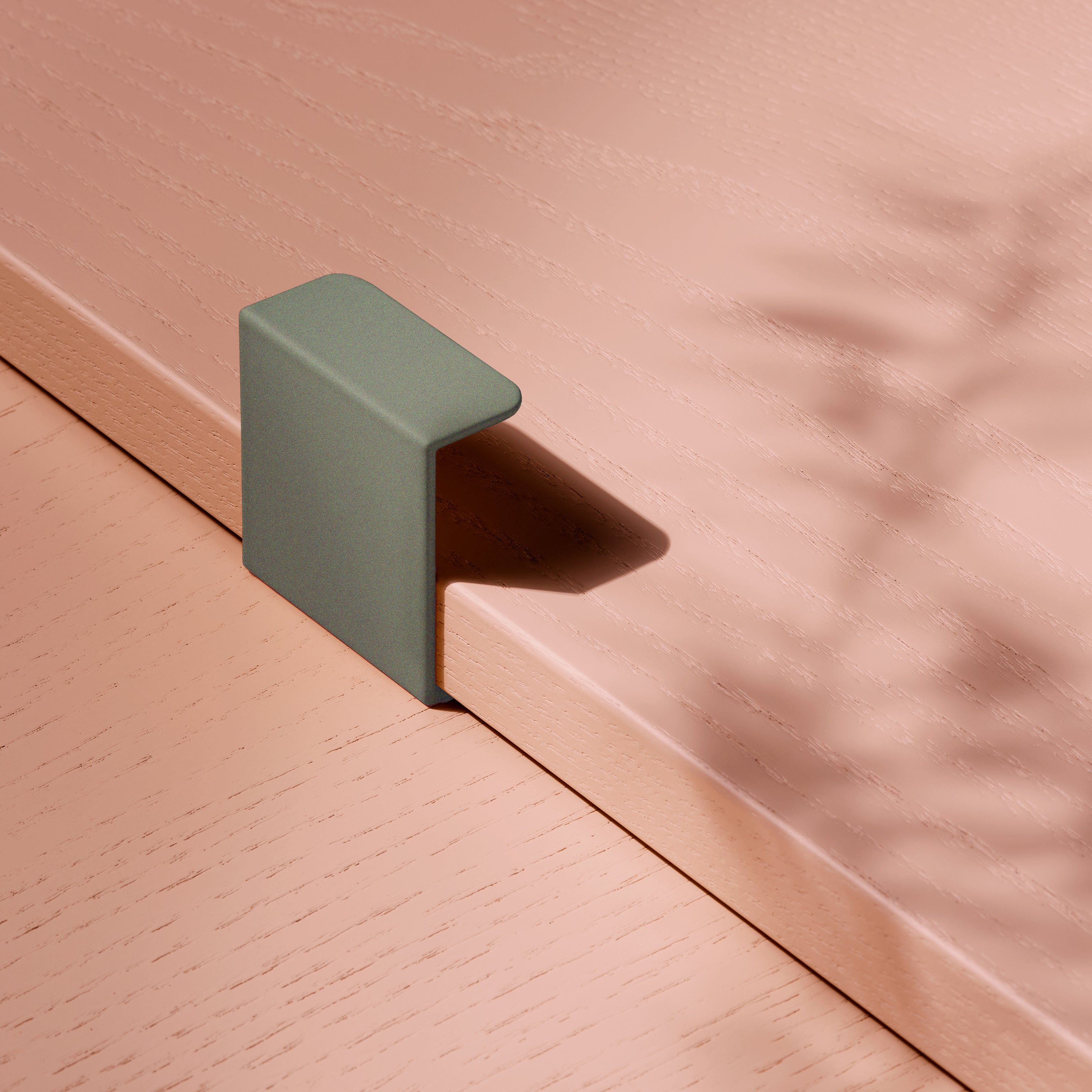 Toniton Hide 40 møbelknott Ash Green metall