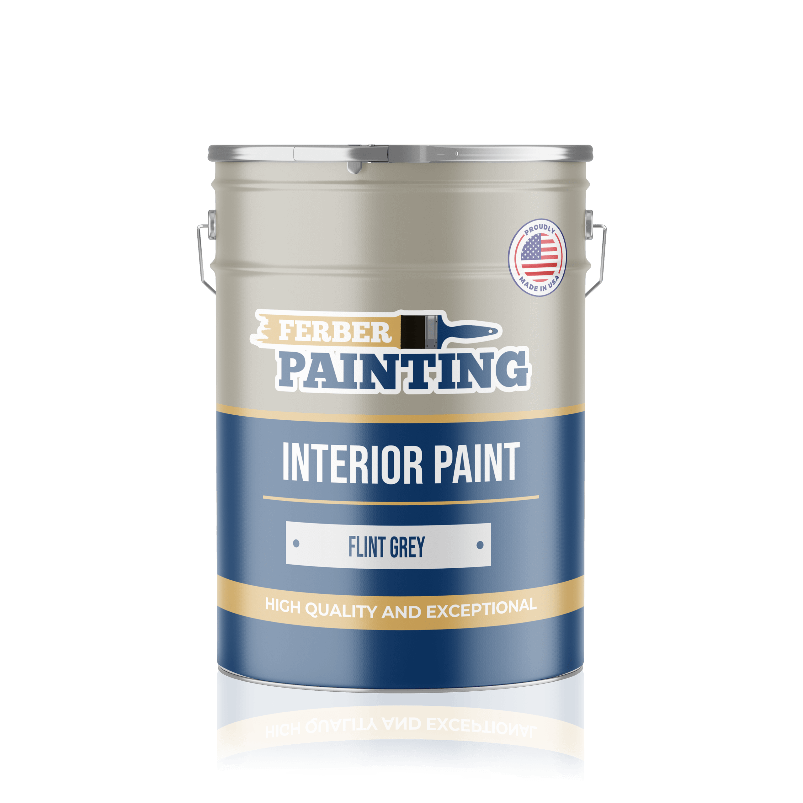 Ferber Painting interiørmaling flintgrå matt vaskbar