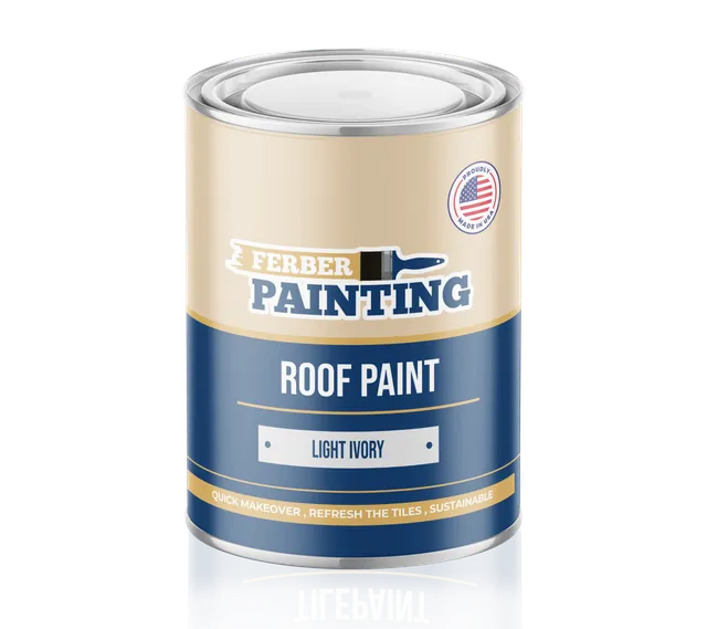 Ferber Painting Roof Paint takmaling lys elfenben matt