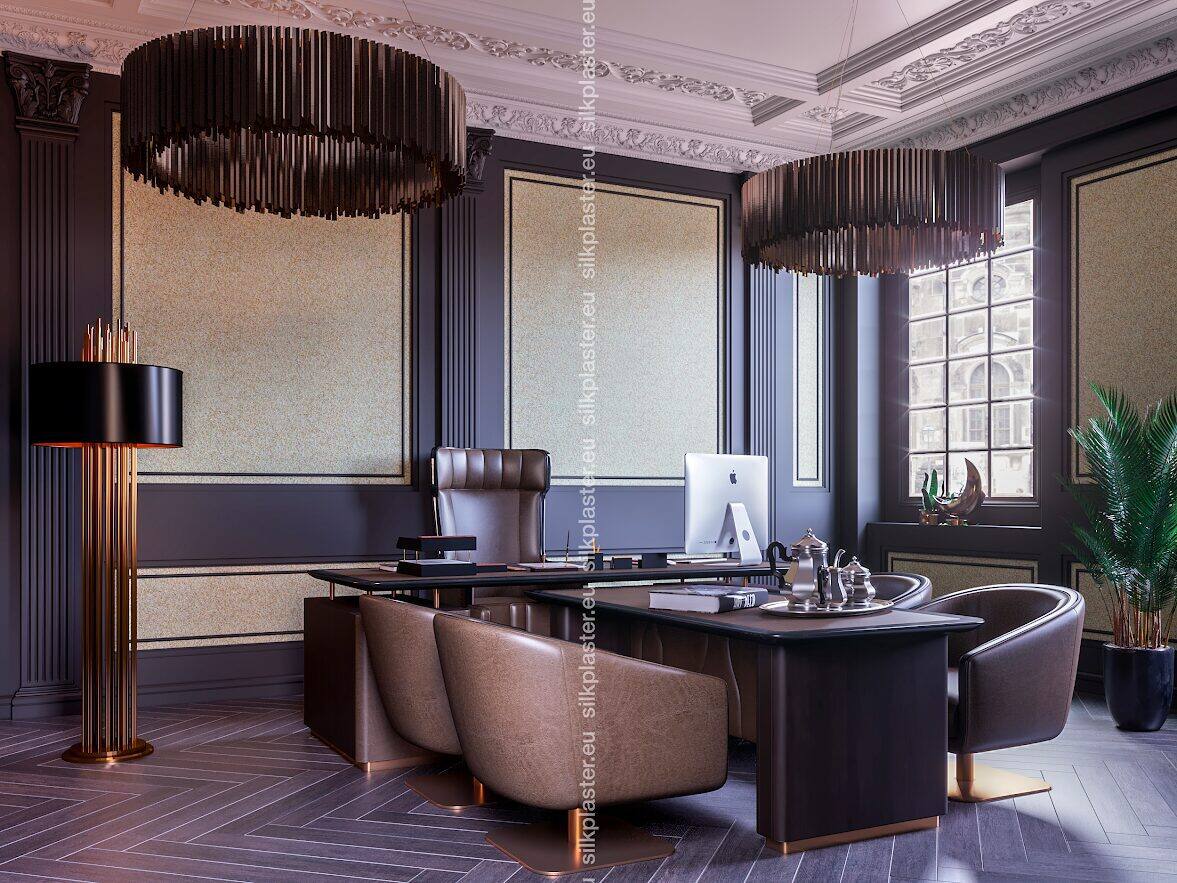 Silk Plaster Versailles 2 flytende tapet gullglans