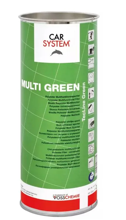 Carsystem Multi Green sparkel lysgrønn 2,52 kg universal