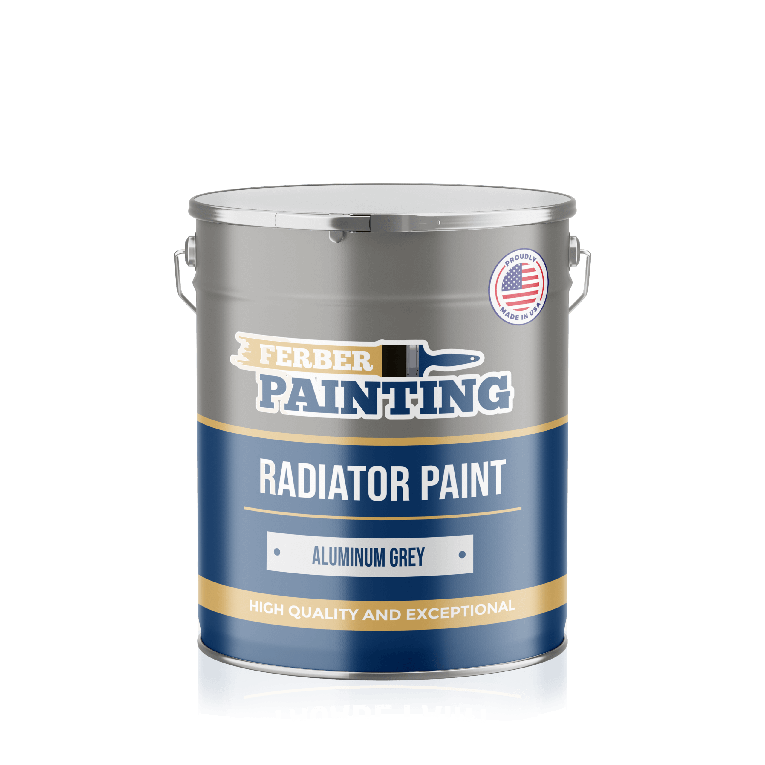 Ferber Painting Radiator Paint radiatormaling aluminiumgrå varmebestandig