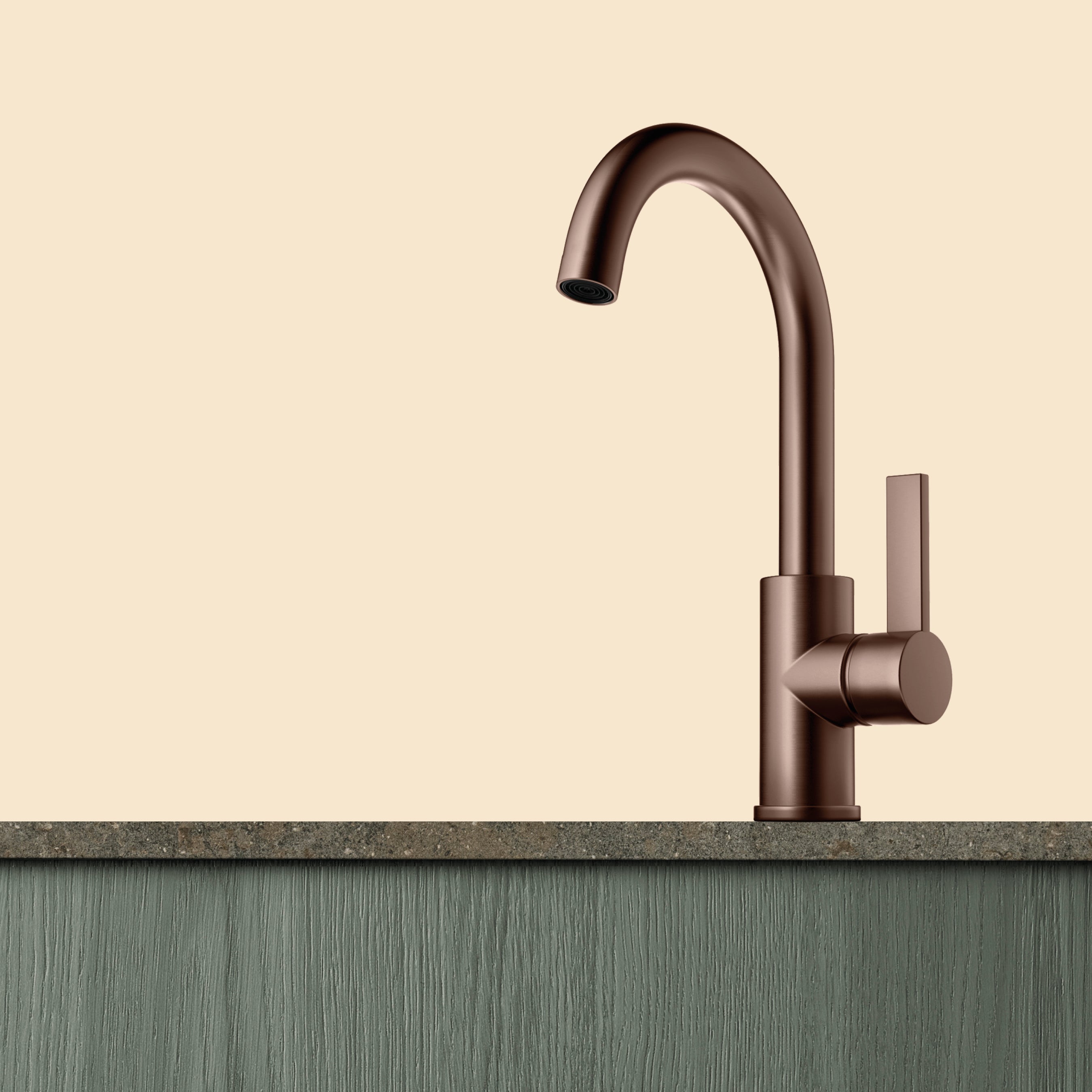 Toniton Arch 03 servantkran bronse levende overflate