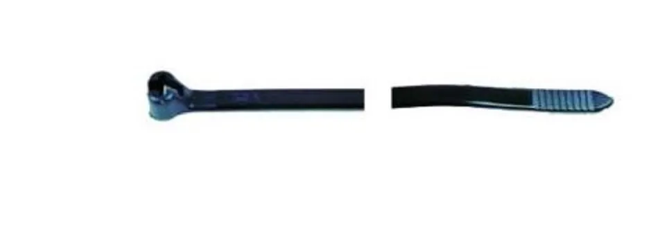Förch strips 4,8x360mm svart stållås 100-pk