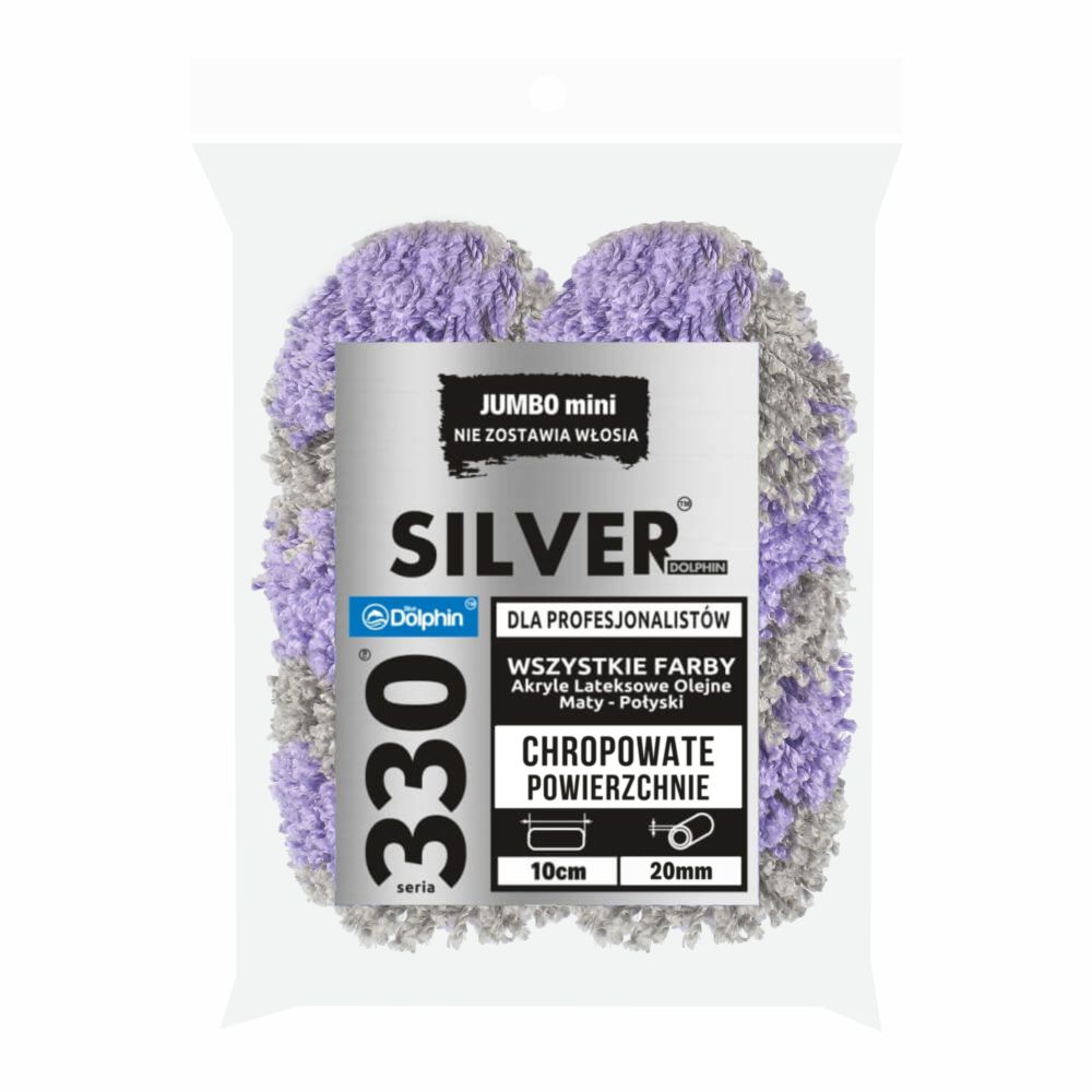Blue Dolphin SILVER malerulle microfiber