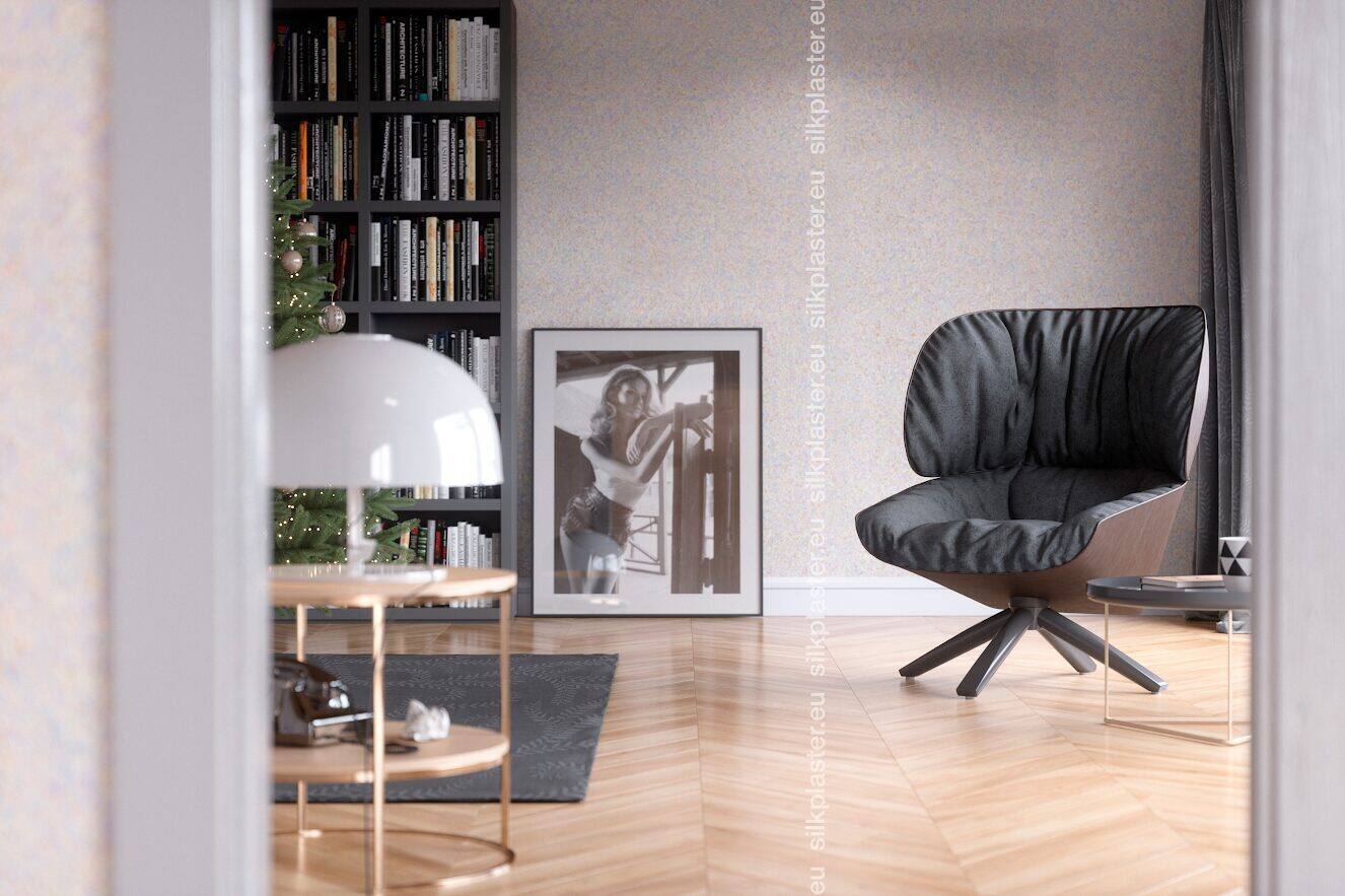 Silk Plaster Prestige flytende tapet pastell med glanspartikler