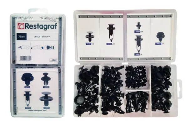 Restagraf 70181 sortimentsboks plastnagler Lexus Toyota