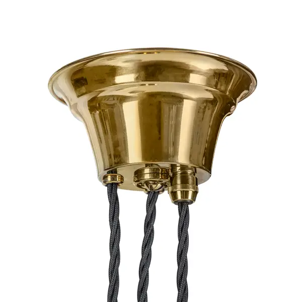 Gysinge Hisslampa pendel opalglass 25 cm messing