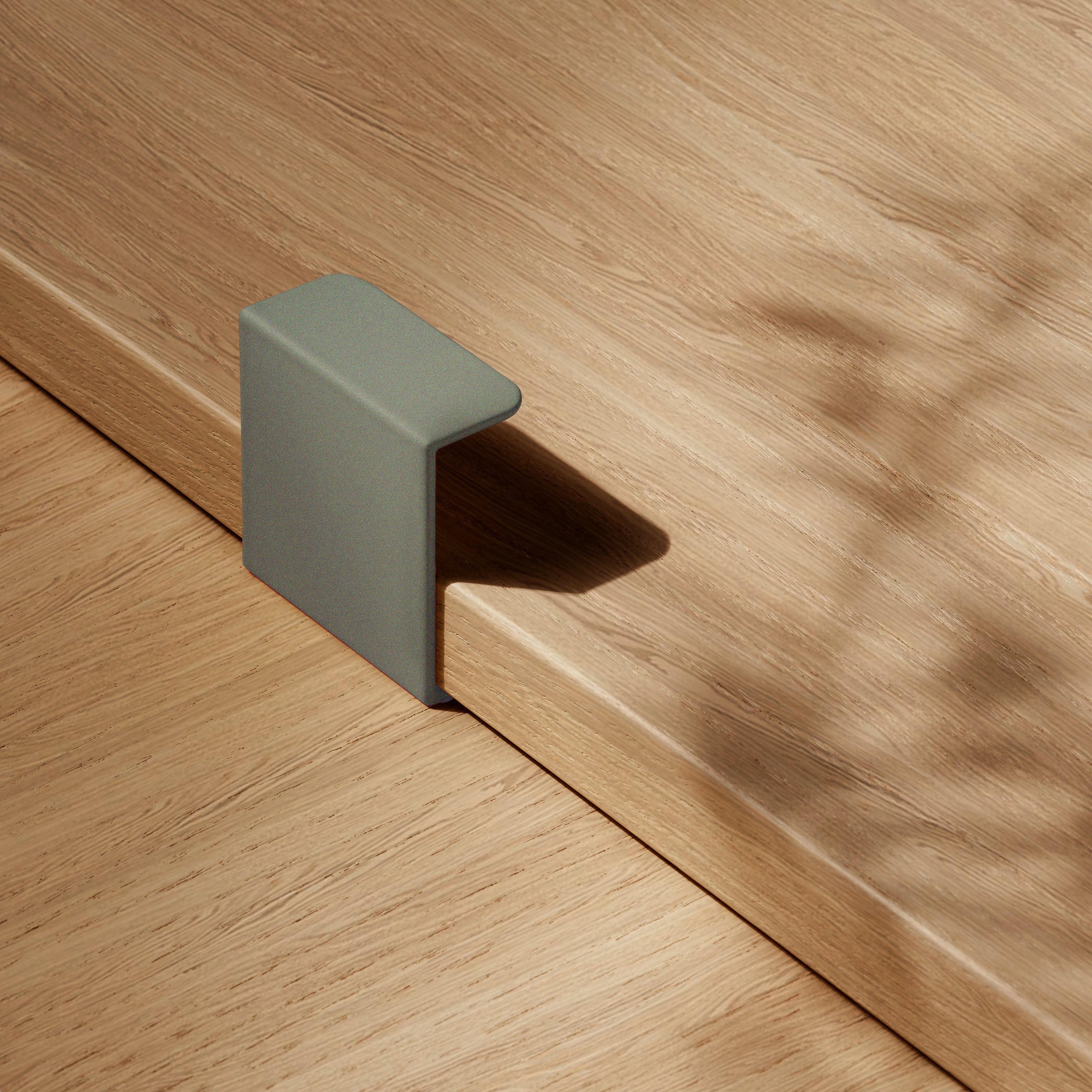 Toniton Hide 40 møbelknott Ash Green metall