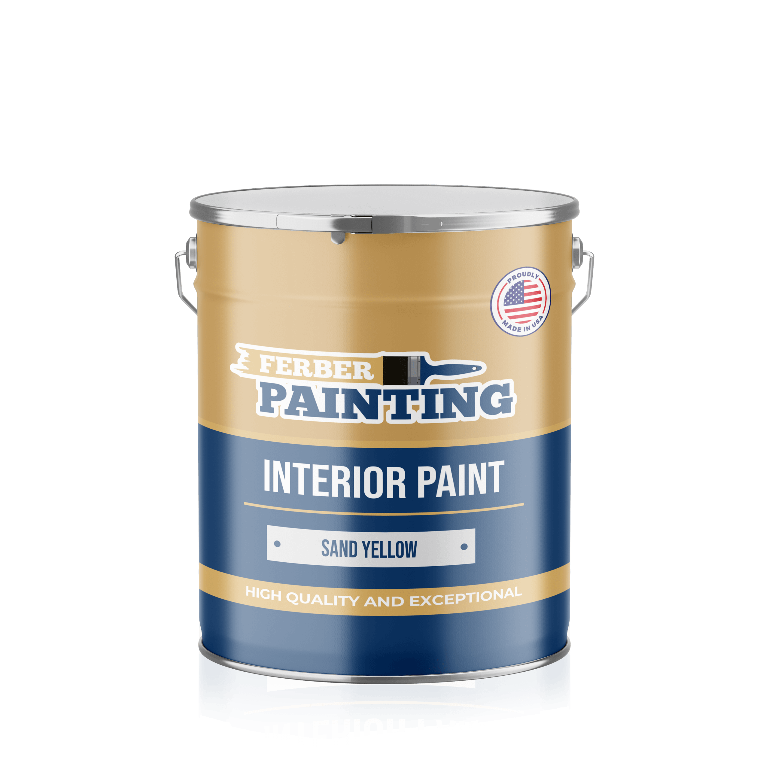 Ferber Painting Interior Paint interiørmaling sandgul dekkende