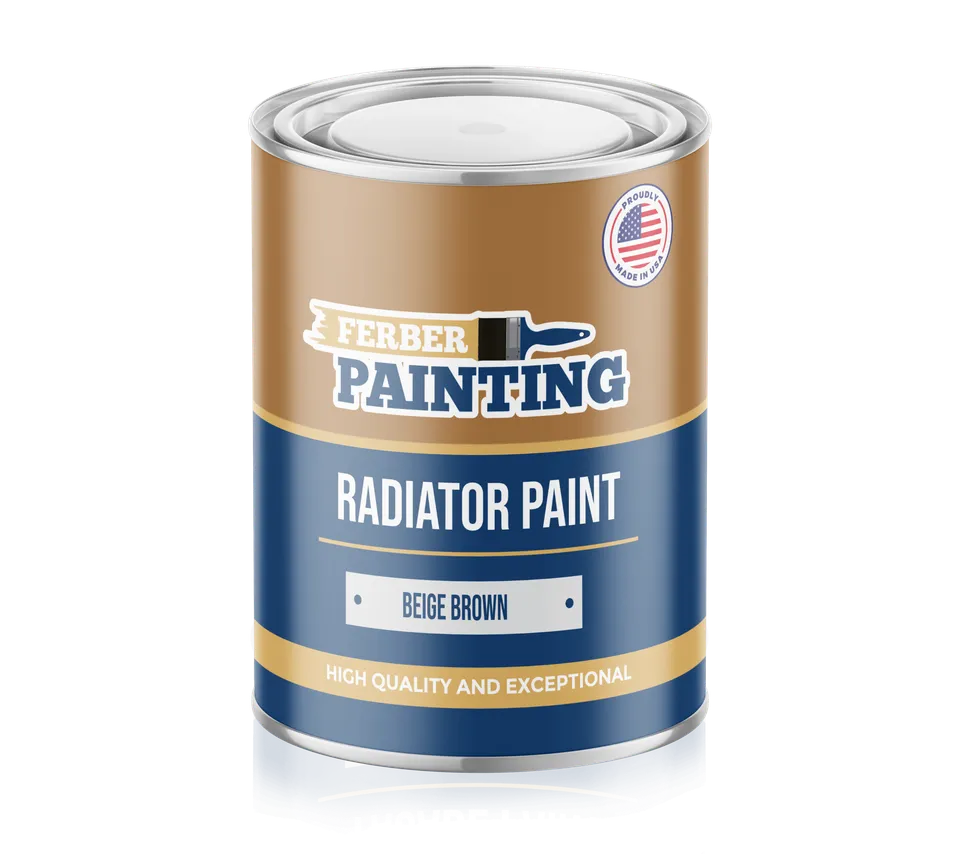 Ferber Painting Radiator Paint radiatormaling beige brown