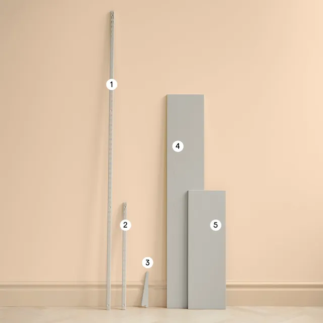 Toniton Shelf 78x25 hylle grå 78 cm