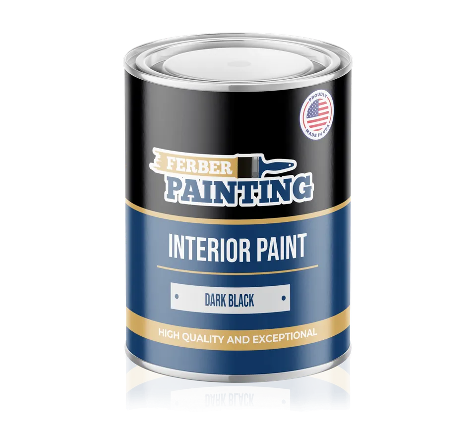 Ferber Painting interiørmaling mørkesvart matt vaskbar
