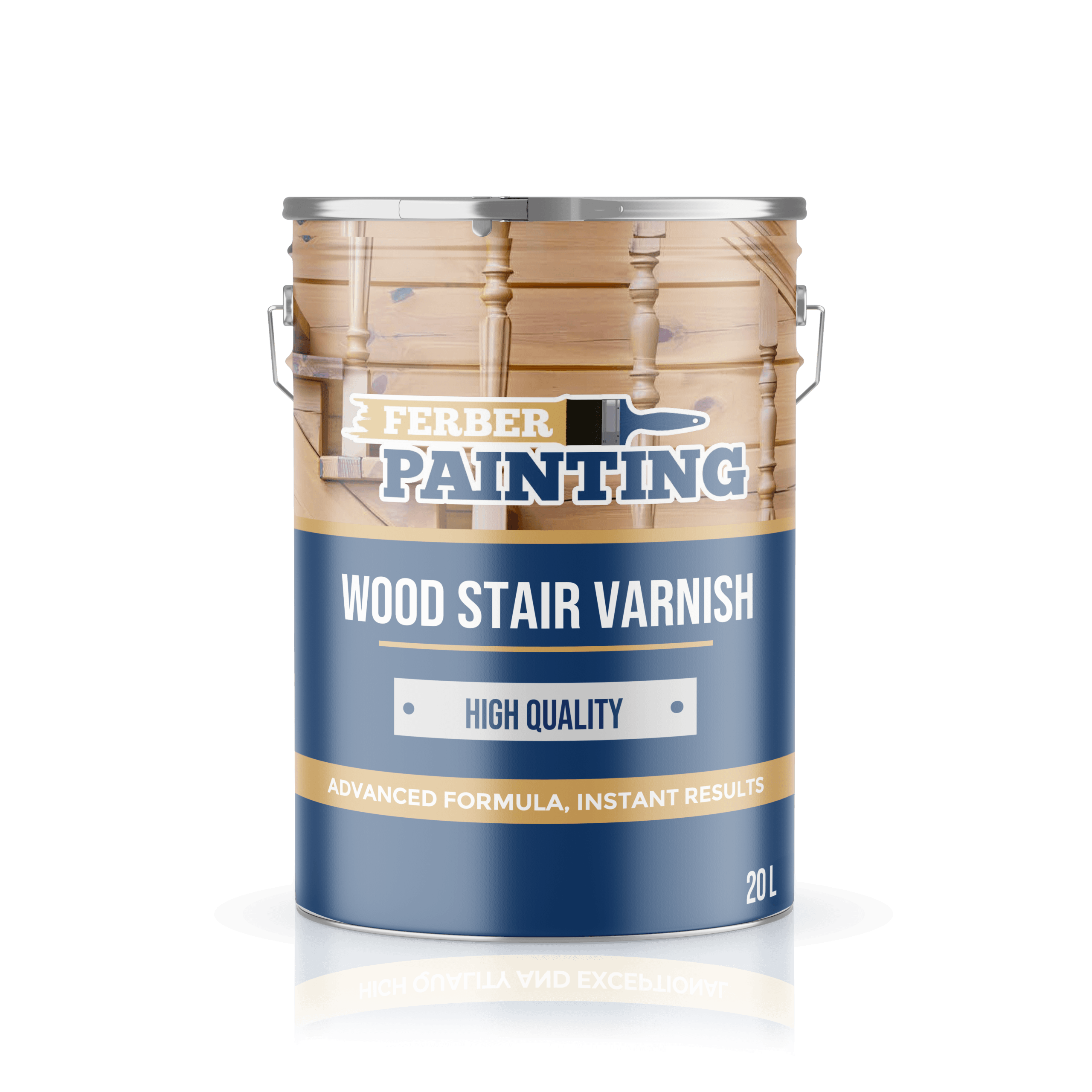 Ferber Painting Wood Stair Varnish trelakk for trapp slitesterk