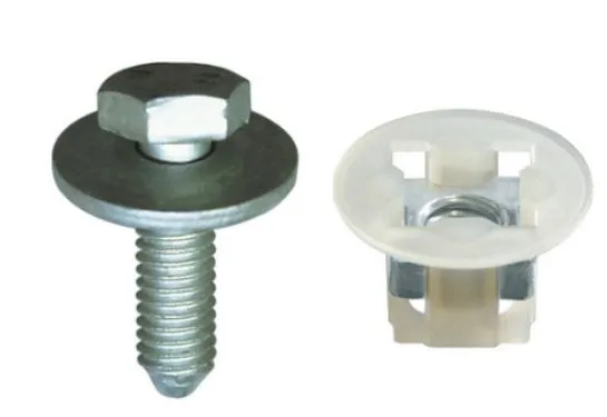 Restagraf 228020 skrue- og muttersett M6 motorskjerm 2pk