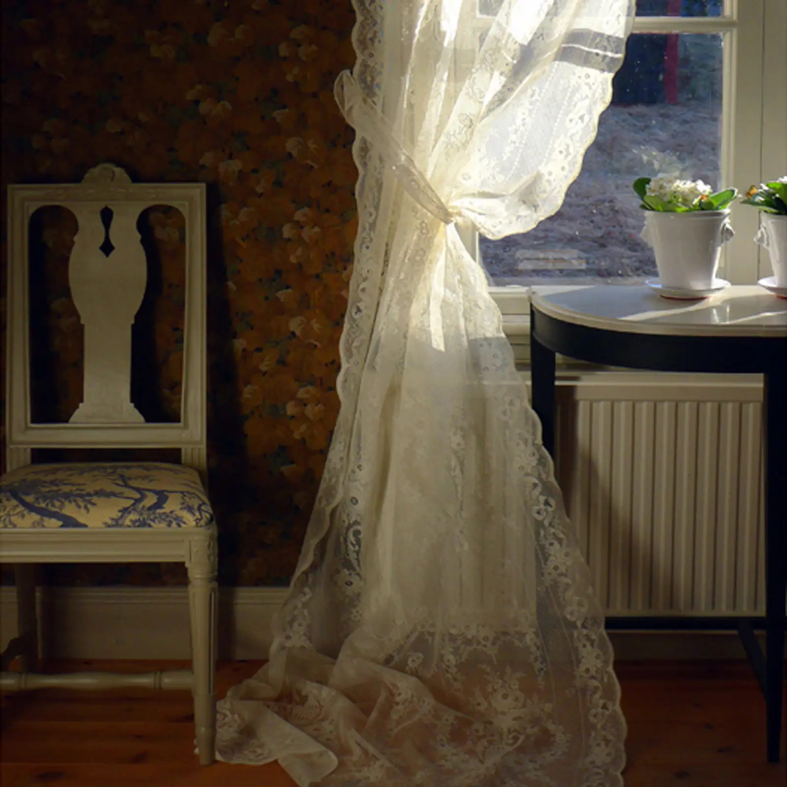 Gysinge Panel blondegardin elfenben 86x250 cm