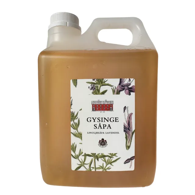 Gysingesåpa linoljesåpe lavendel 2,5 l fet