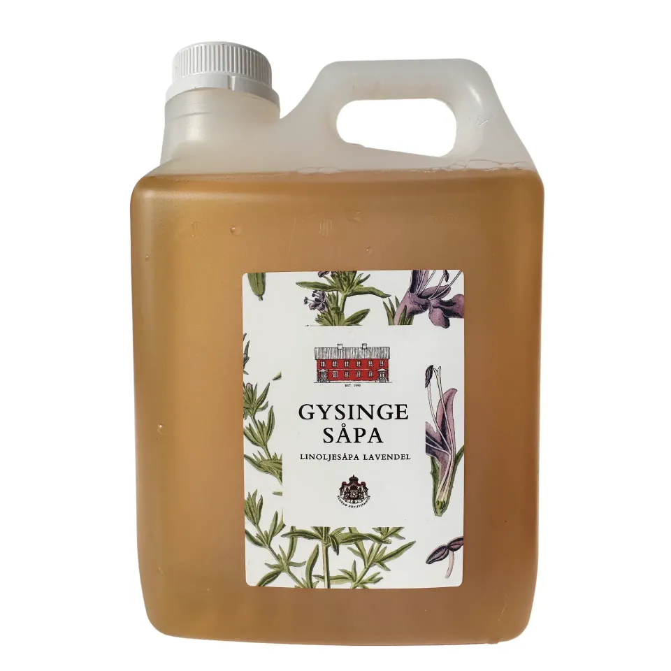 Gysingesåpa linoljesåpe lavendel 2,5 l fet