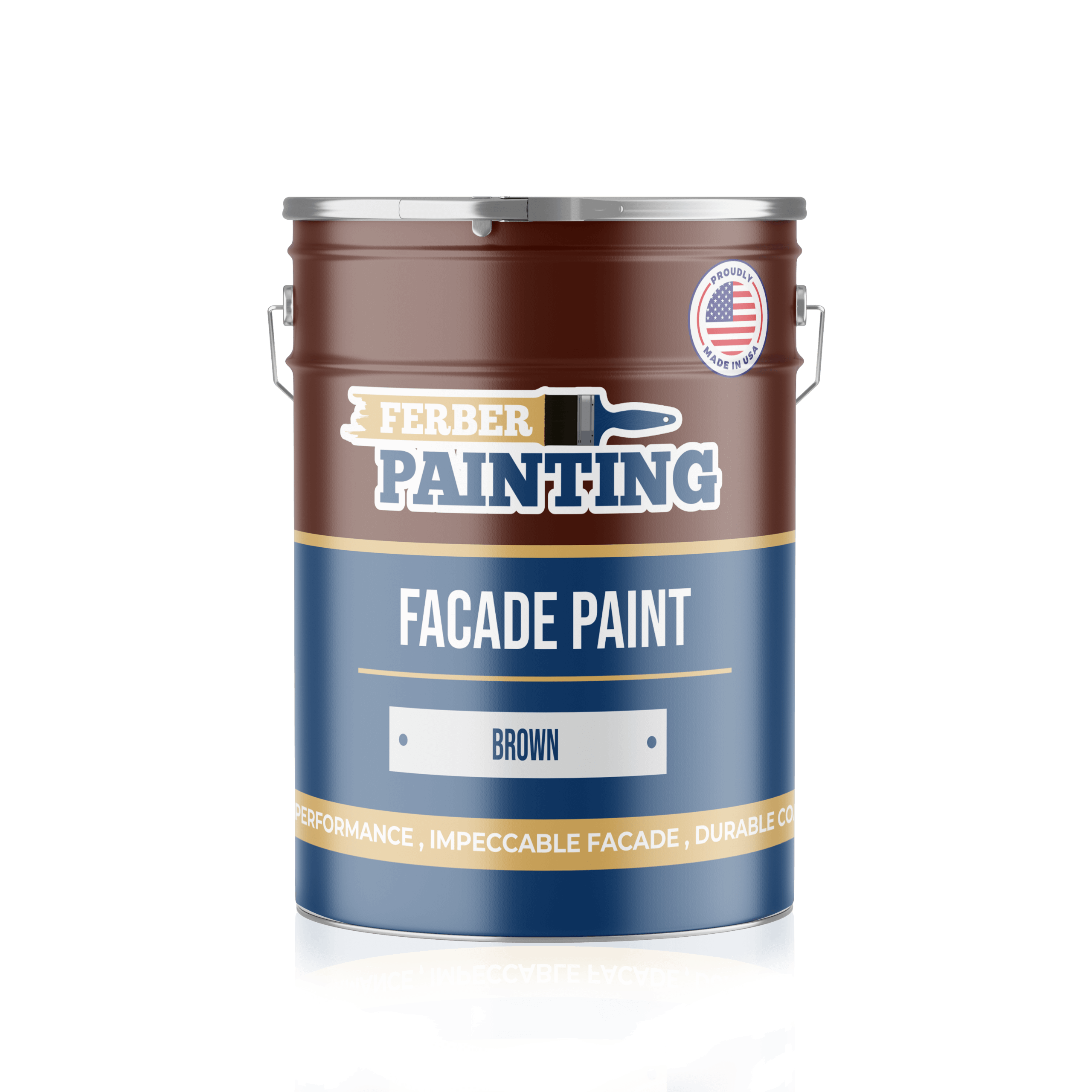 Ferber Painting fasademaling brun matt værbestandig