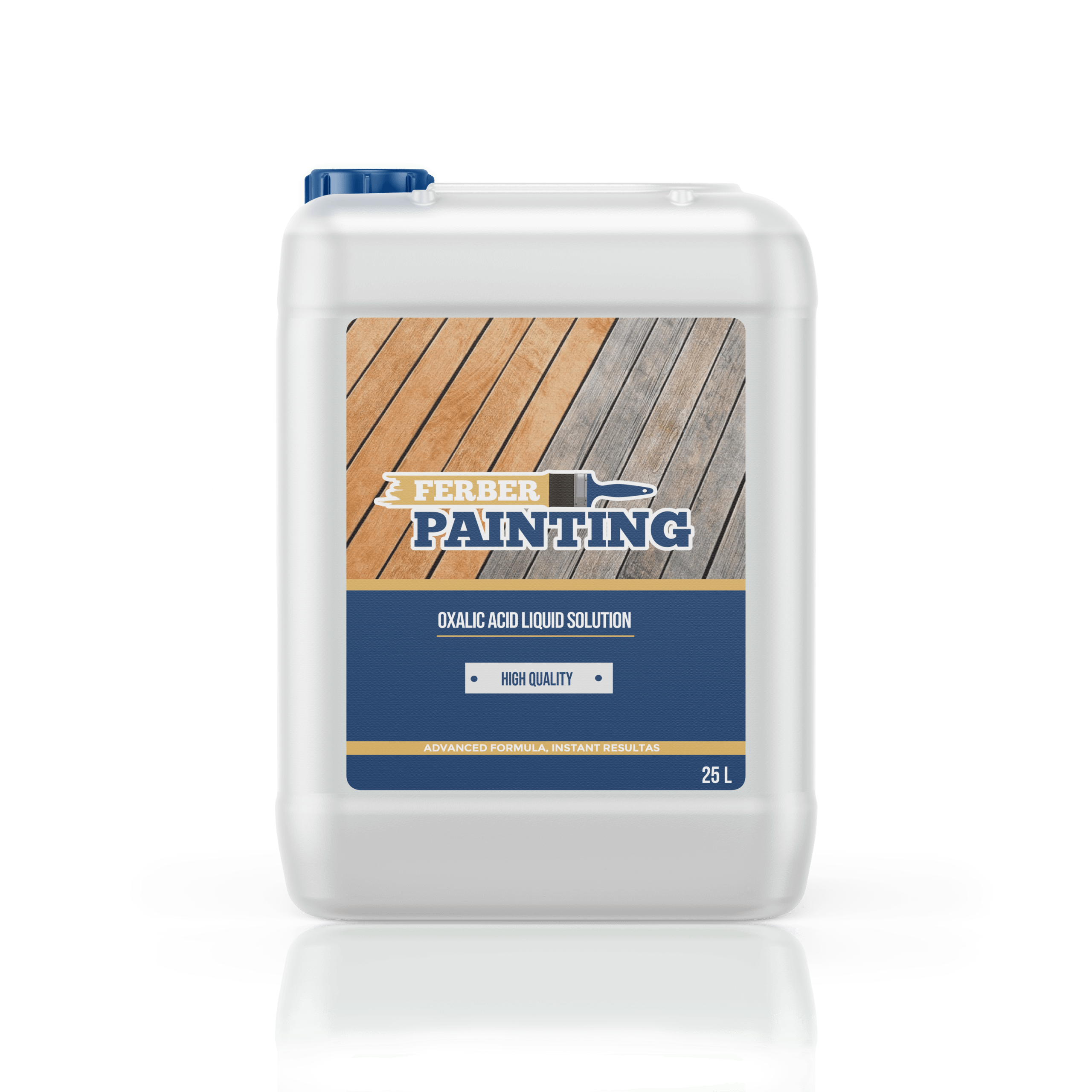 Ferber Painting oksalsyre flytende rustfjerner tre