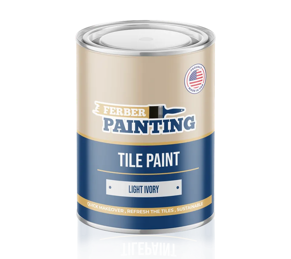 Ferber Painting Tile Paint flismaling light ivory