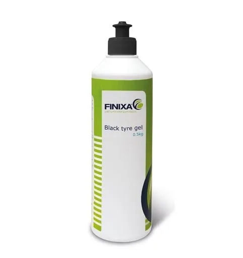 Finixa dekkgel sort dekkshine 0,5L lang glans