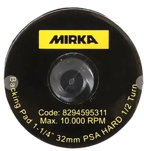 Mirka Quick Lock bakplate 32mm myk Grip 10-pk
