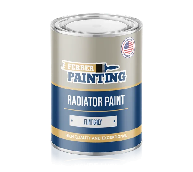 Ferber Painting Radiator Paint Flint Grey radiatormaling