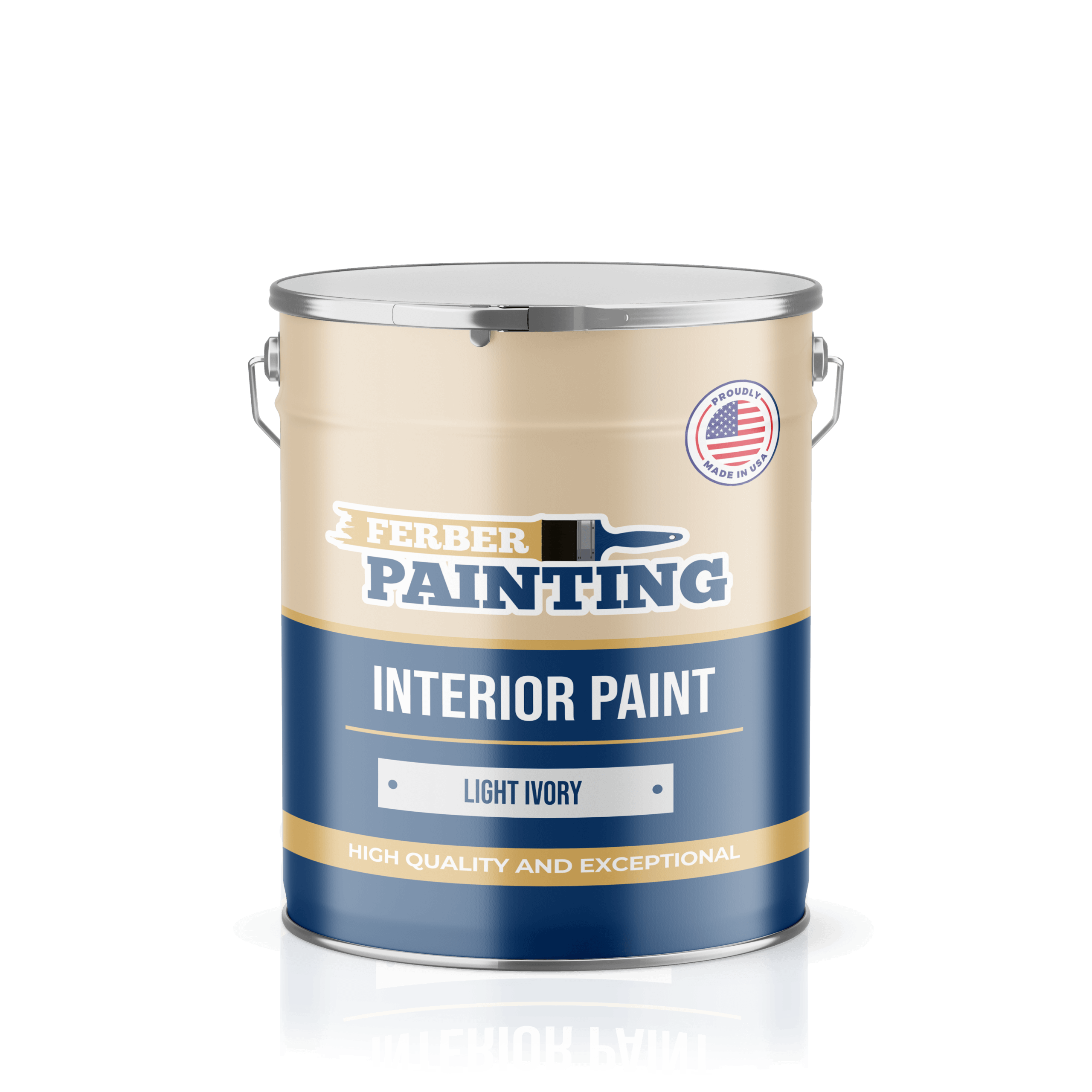 Ferber Painting interiørmaling lys elfenben veggmaling matt