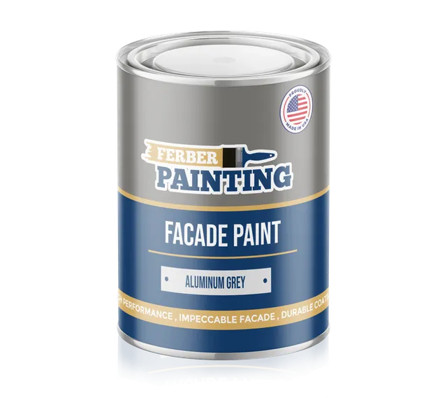 Ferber Painting fasademaling aluminiumgrå matt