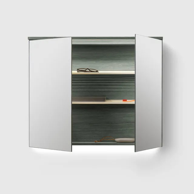 Toniton H2 Ash Green speilskap 60 cm beiset eikefiner