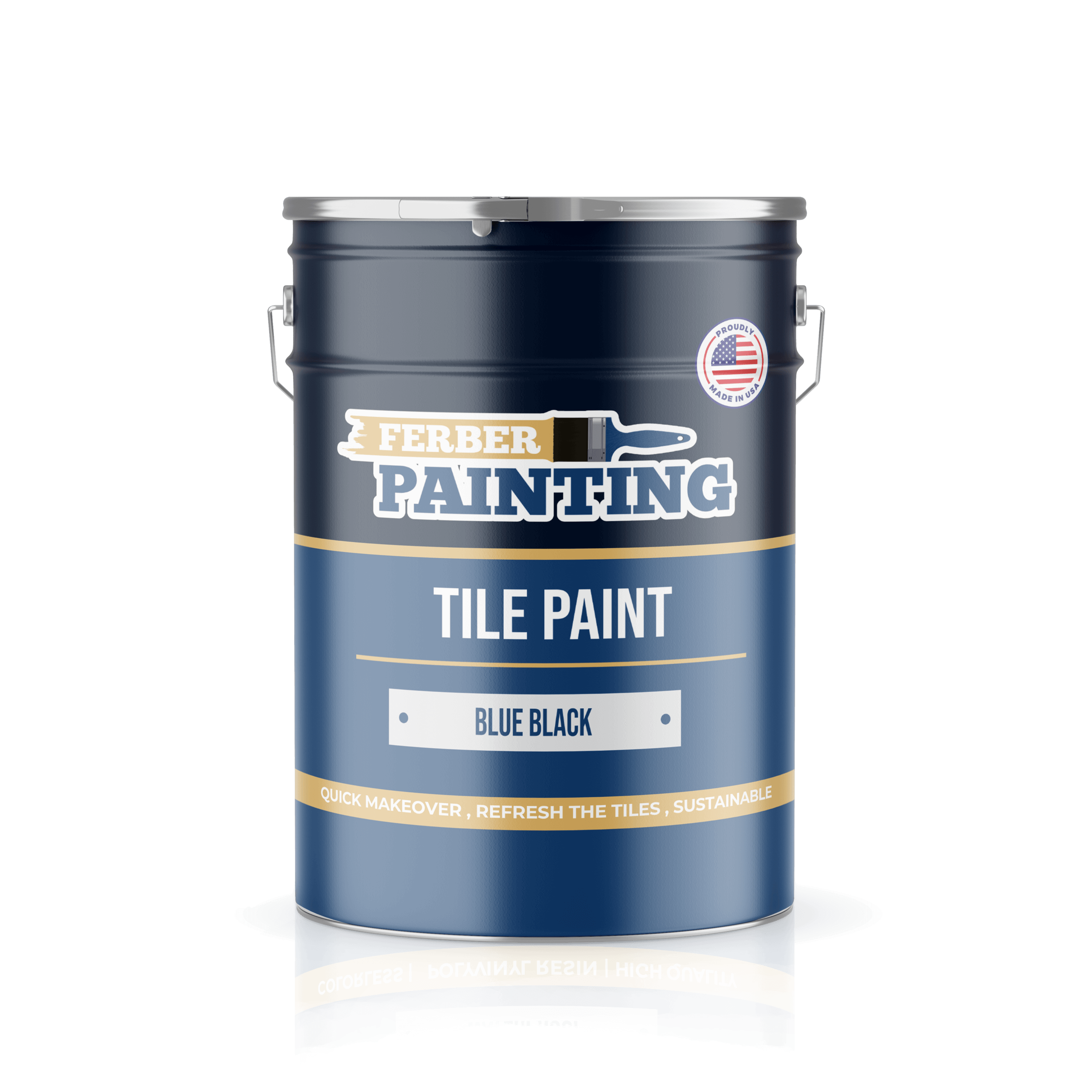Ferber Painting flismaling blåsvart slitesterk matt