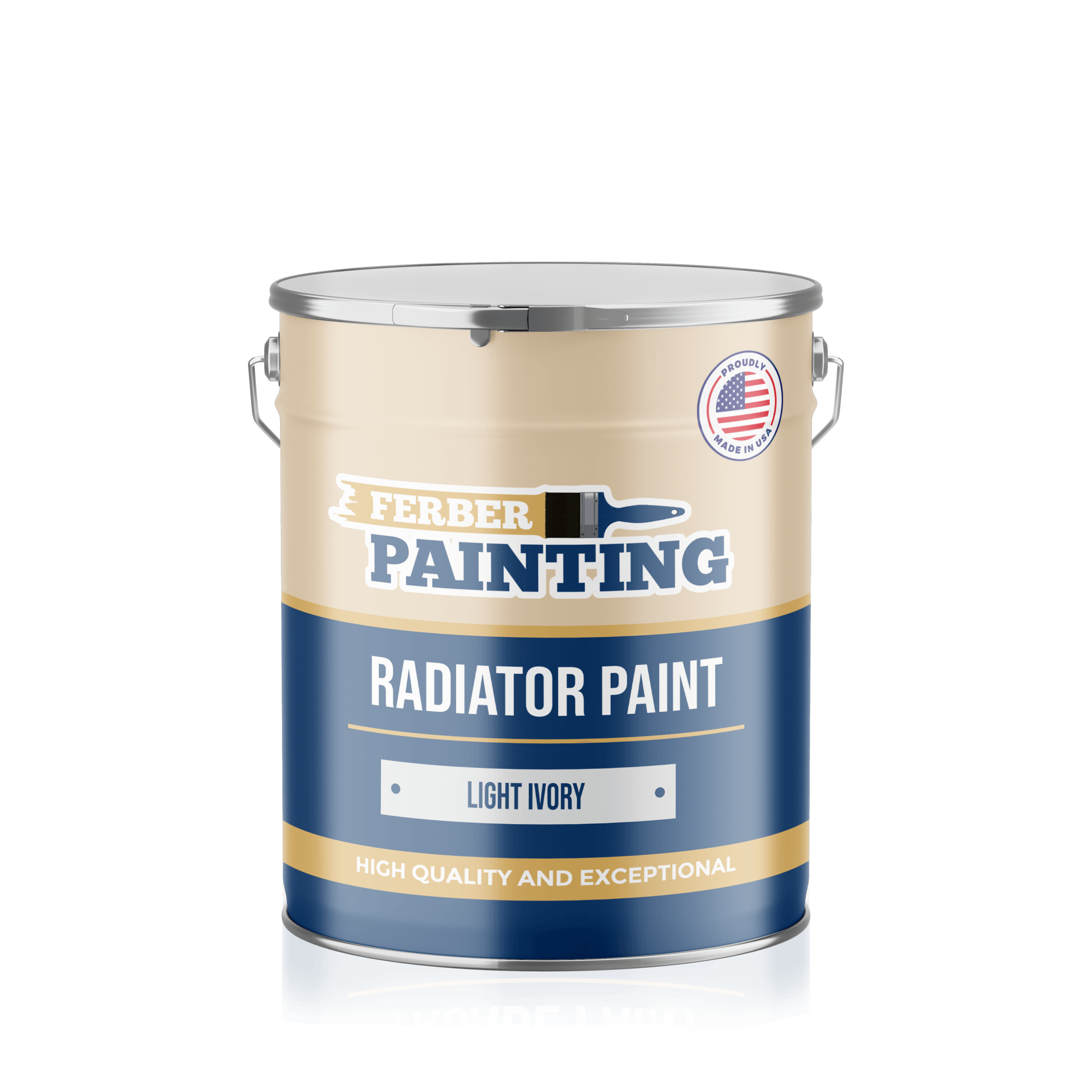 Ferber Painting Radiator Paint radiatormaling lys elfenben gulningssikker