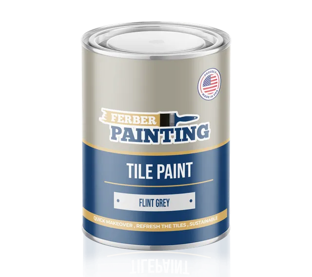 Ferber Painting Tile Paint Flint Grey flismaling grå vaskbar