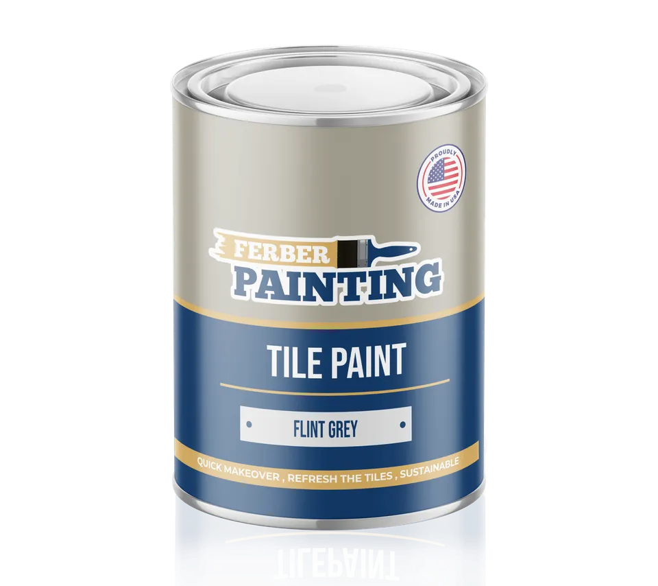 Ferber Painting Tile Paint Flint Grey flismaling grå vaskbar