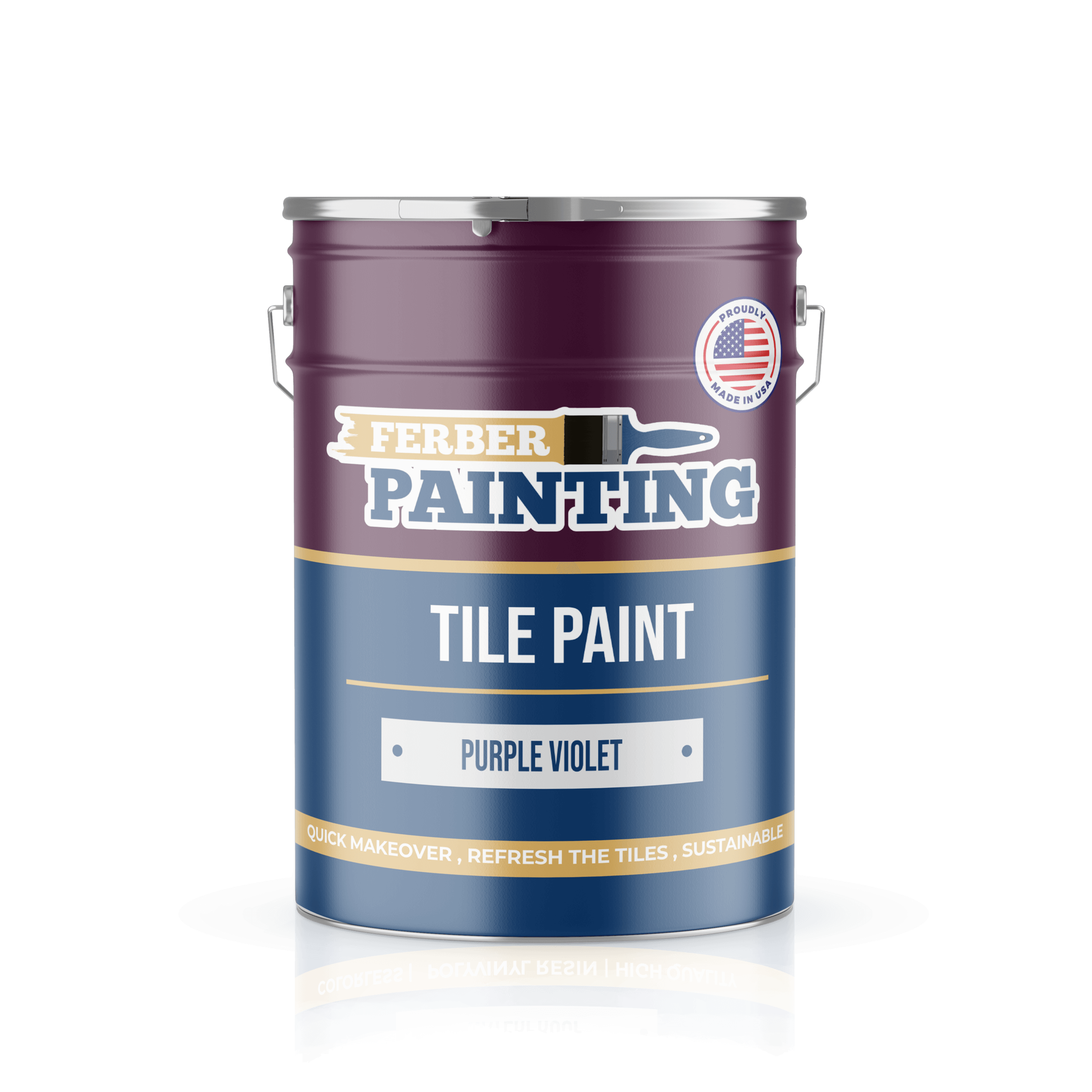 Ferber Painting Tile Paint flismaling purpurfiolett dekkende