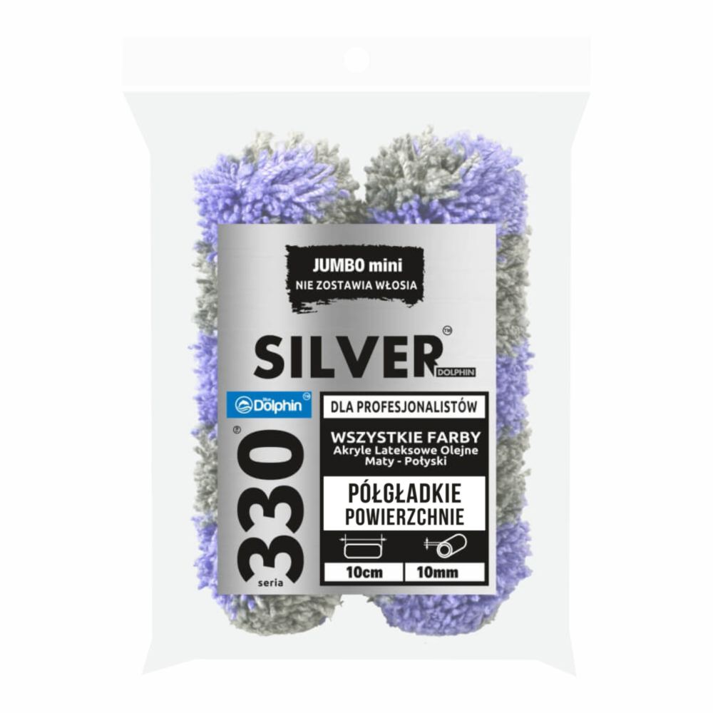 Blue Dolphin SILVER malerulle microfiber