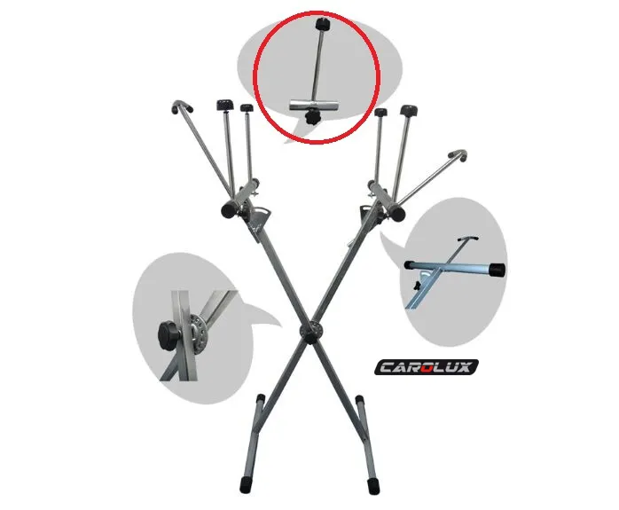 Carolux TEQTR4 X-standard støtfangerholder stativ