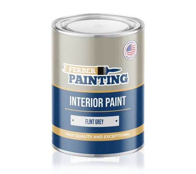 Ferber Painting interiørmaling flintgrå matt vaskbar